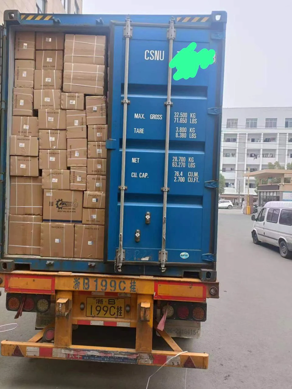 Big container of shocks absorbers and suspension parts departed to our agent in Yemen